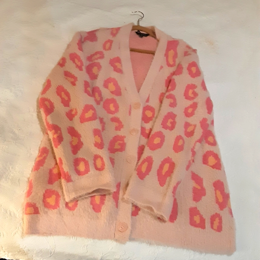 Davi & Dani 5 Button 1xl Cardigan Soft Longer Wool